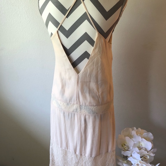 NWOT ASTR Beige Beach Summer Maxi Dress - Picture 8 of 8